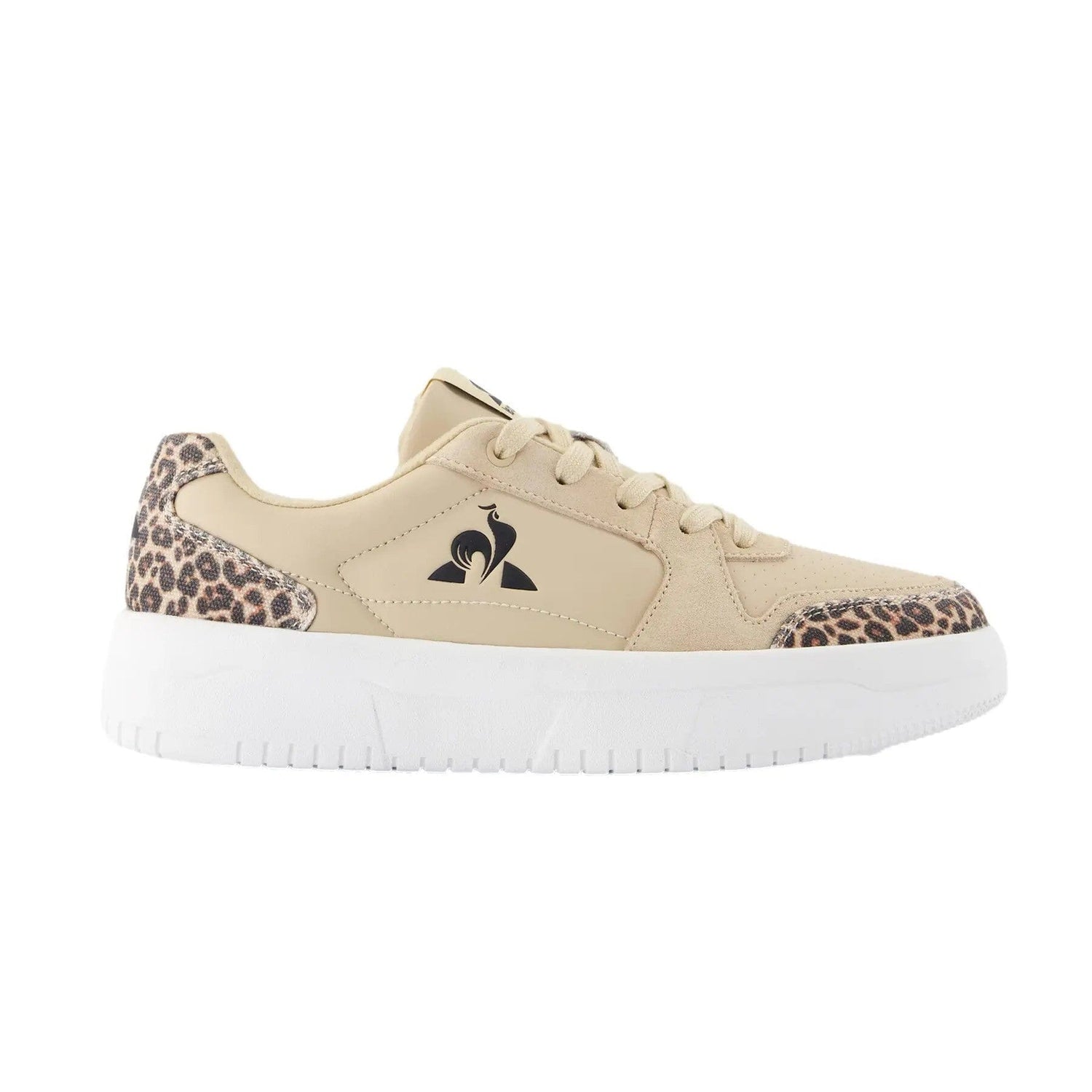 Le Coq Sportif Womens Billie Sneaker Leopard Almond | Le Coq Sportif