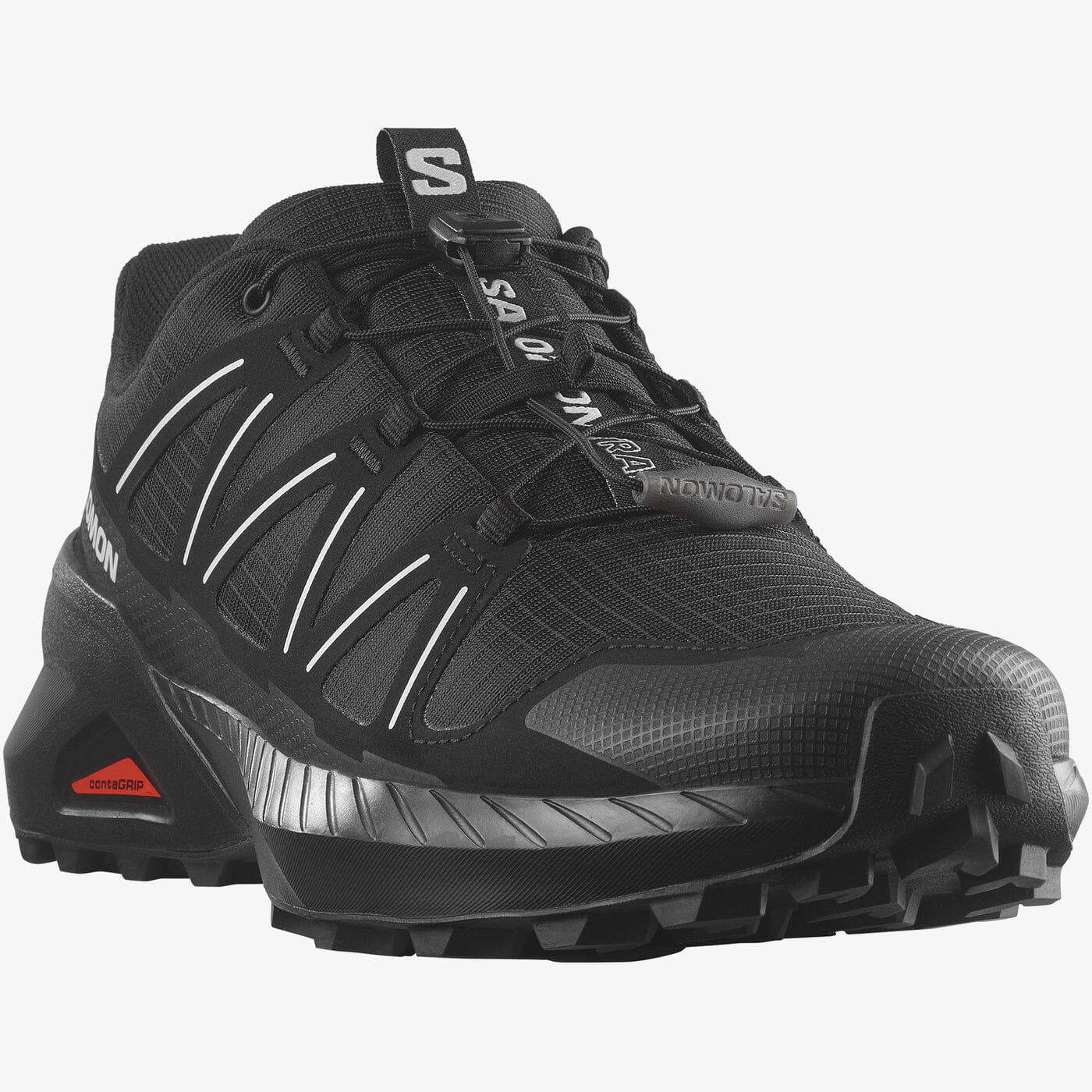Salomon Mens Speedcross Peak Trail Sneaker Black Black Glacgr | Salomon