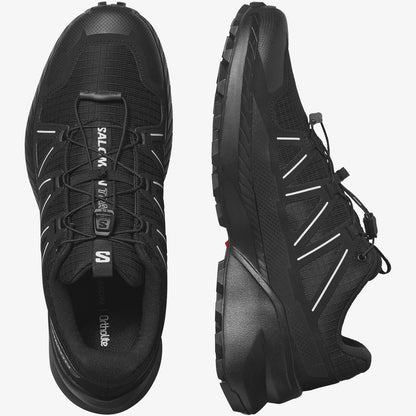 Salomon Mens Speedcross Peak Trail Sneaker Black Black Glacgr | Salomon