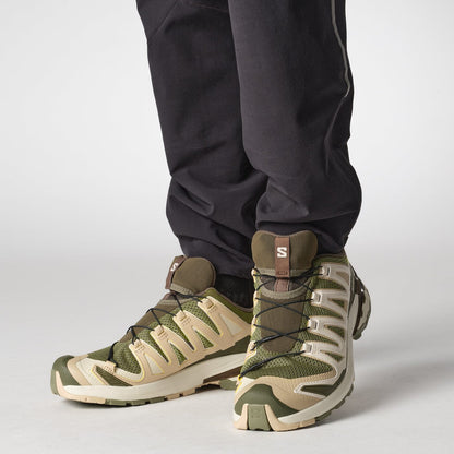 Salomon Mens Xa Pro 3D V9 Trail Sneaker Deep Lichen Safari Dk Earth | Salomon