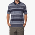 Jeep Mens Yd Stripe Short Sleeve Golfer Navy | Jeep