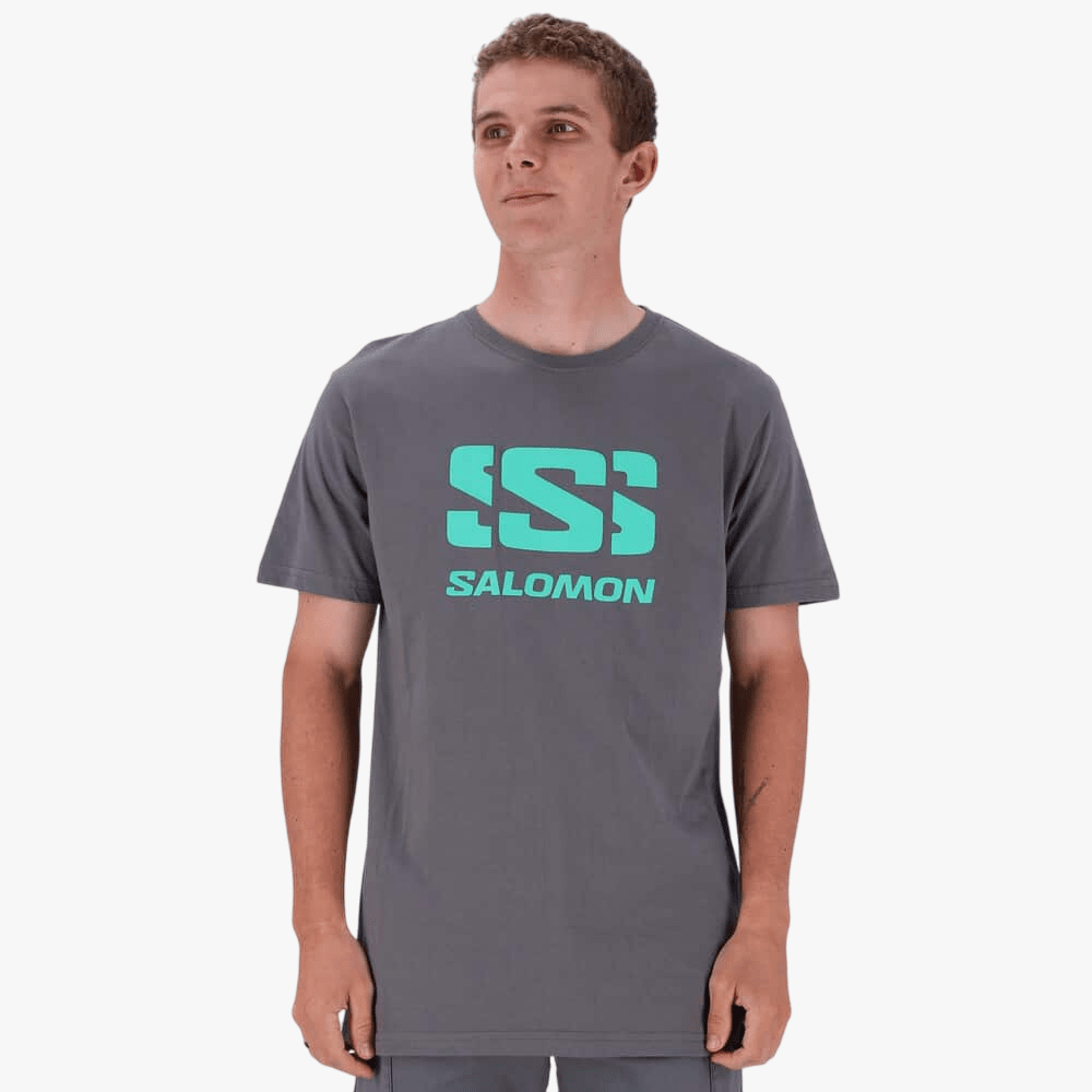Salomon Mens Adventure Short Sleeve Tee Castlerock | Salomon