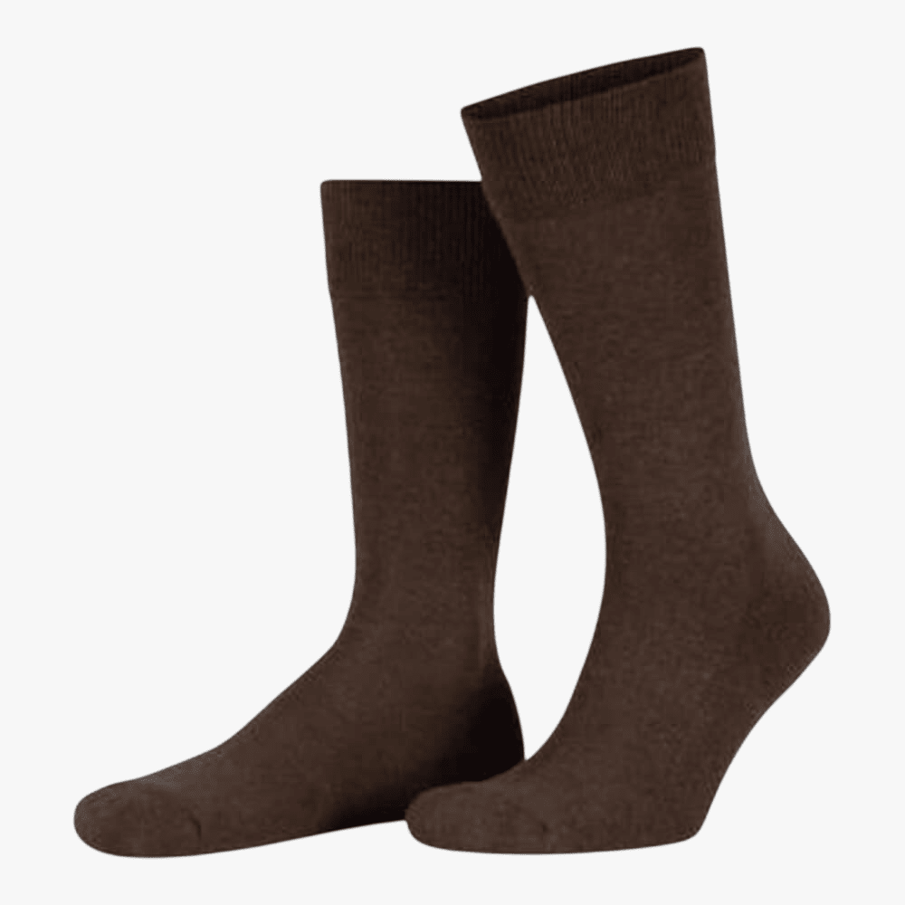 Falke Mens Weekender Anklet Sock Chocolate Melange | Falke