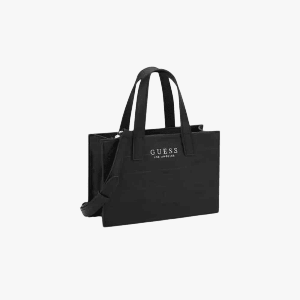 Guess Finneas Mini Tote Handbag Black | Guess