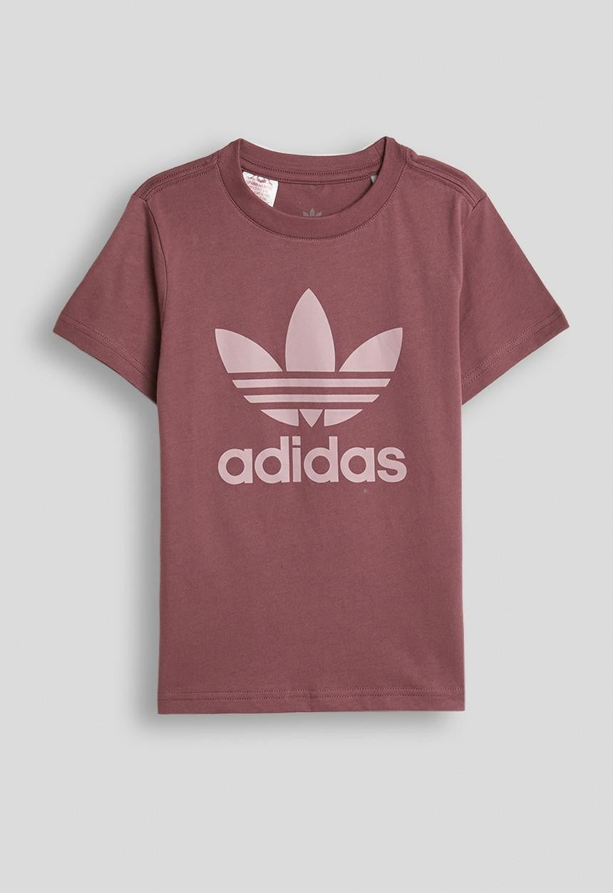 Adidas Youth Tref Tee Quiet Crimson