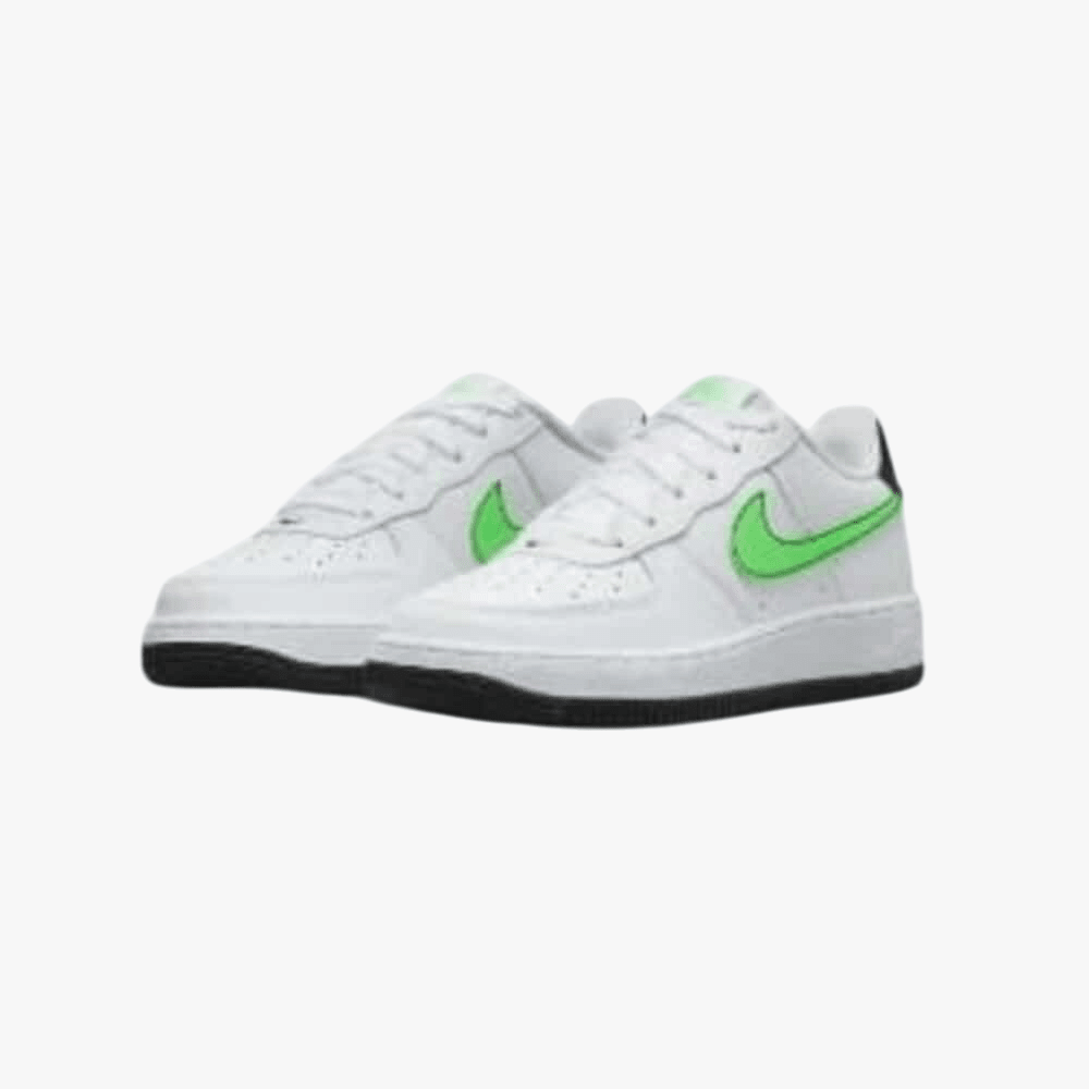 Nike Kids Air Force 1 White Green | Nike