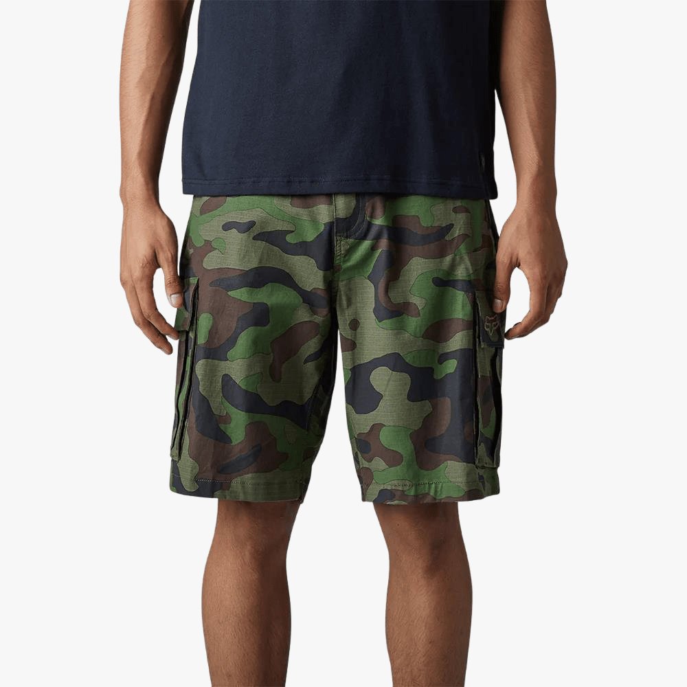 Fox Mens Slambozo Cargo Short Green Camo | Fox