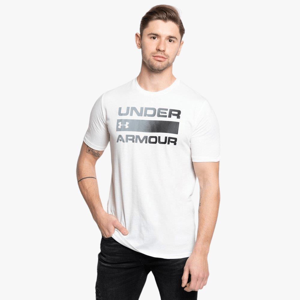 Under Armour Mens Ua Hg Armour Short Sleeve Tee White | Under Armour