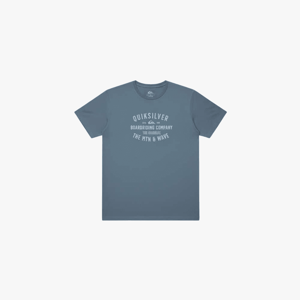 Quiksilver Mens Surf Lockup Short Sleeve Tee Vintage Indigo | Quiksilver