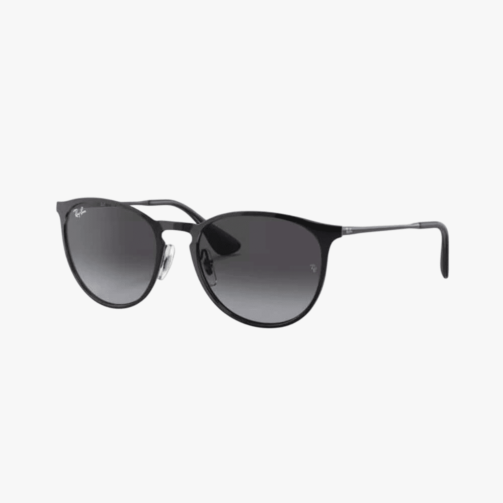 Rayban Unisex Erika Metal Black Frame Grey Lens Sunglass | Rayban