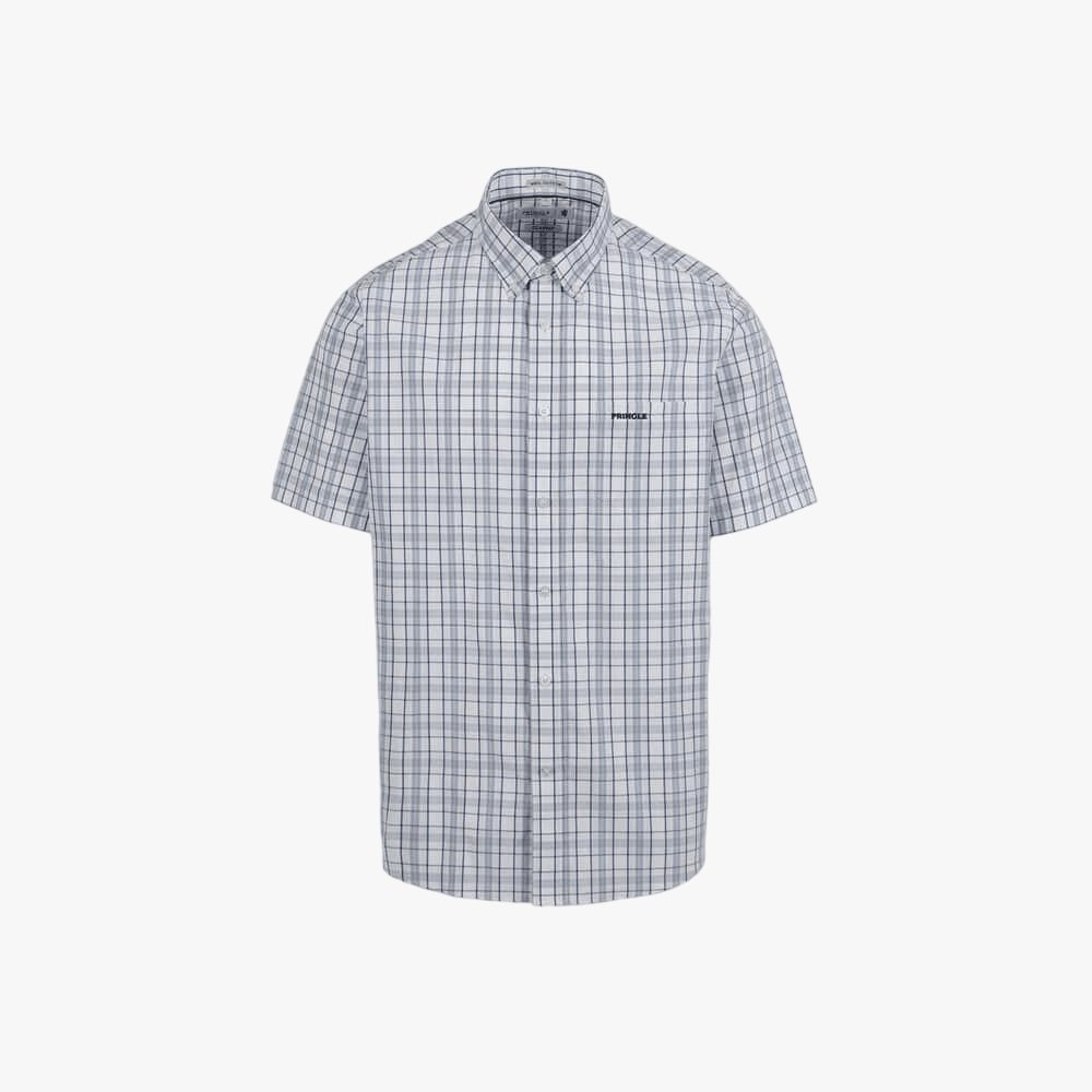 Pringle Mens Aspen Short Sleeve Classic Shirt Blue | Pringle