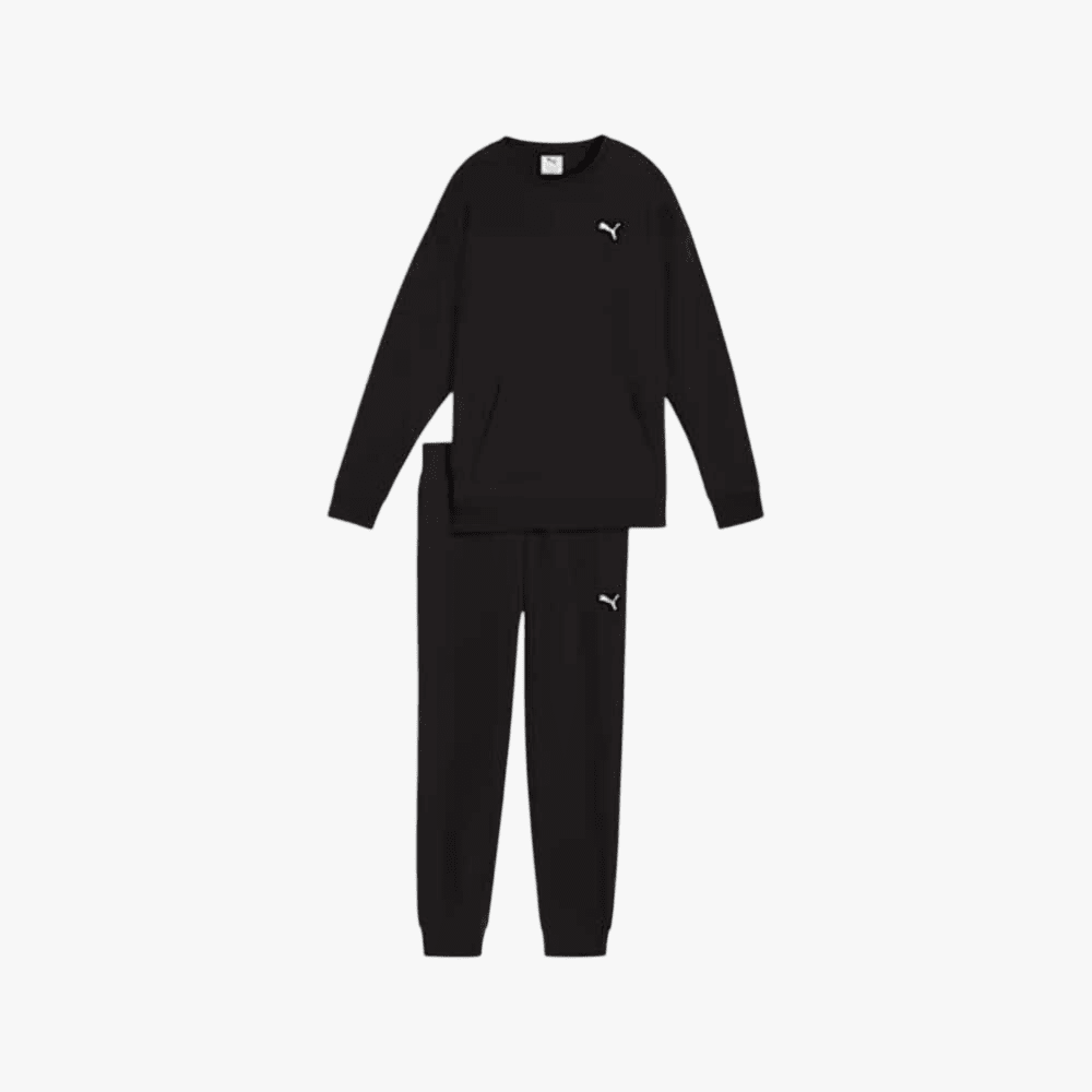 Puma Womens Relaxed Sweat Track Suit Set Black | Puma