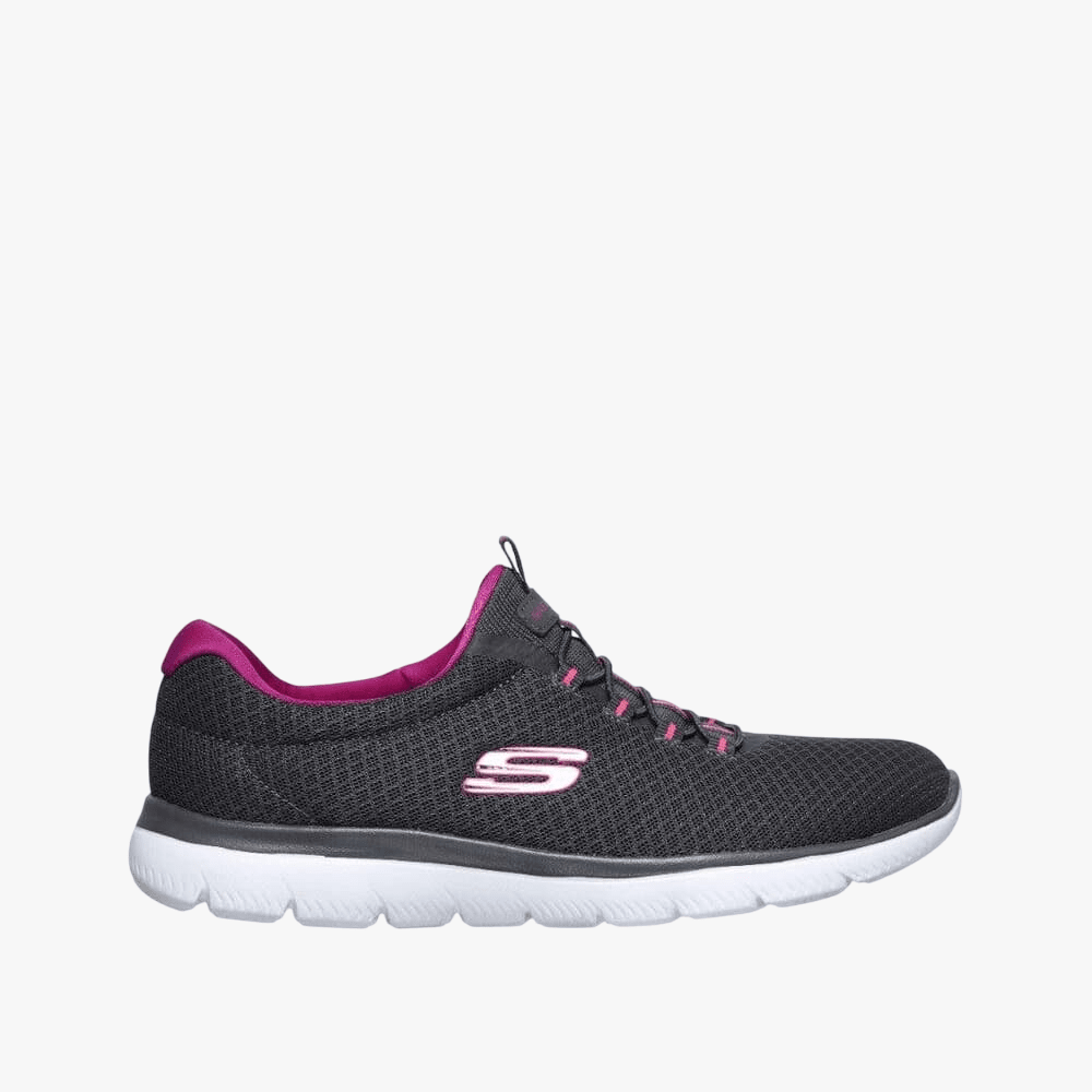 Skechers Womens Summits Sneakers Charcoal Purple | Skechers
