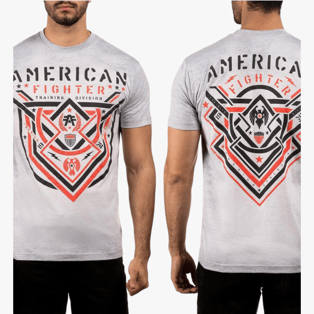 American Fighter Mens Lost Spring Short Sleeve Tee White Multi | Affliction