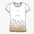Kakiebos Womens Classic Fit Short Sleeve Tee White Dusty Gold | Kakiebos