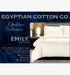 Cotton Co Opulence Emily King 300 Thread Count Duvet Cover Set Cream | Cotton Co