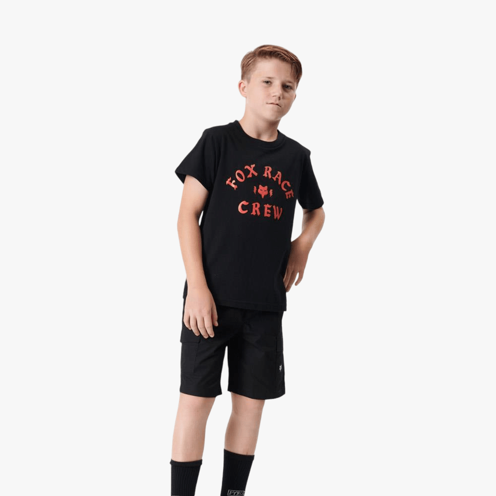 Fox Boys Race Boys Short Sleeve Tee Black | Fox