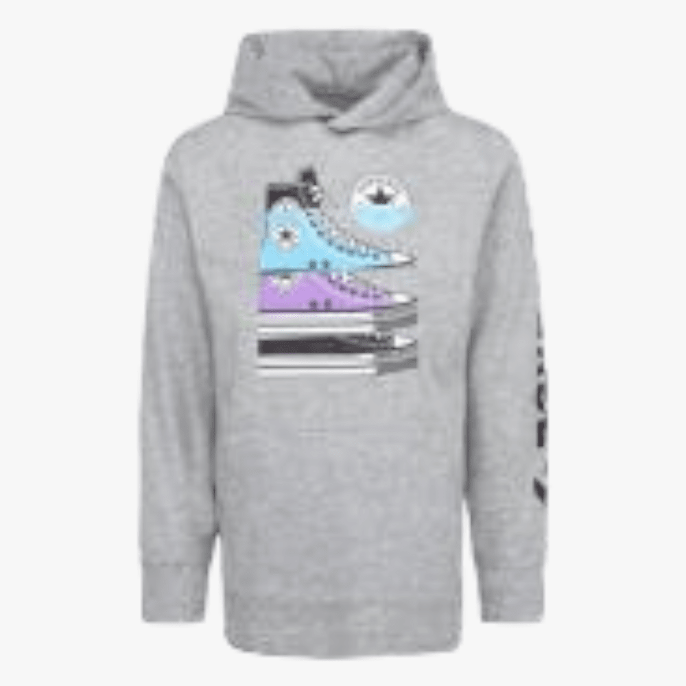 All Star Converse Boys Hoodie Dark Grey Heather | Converse