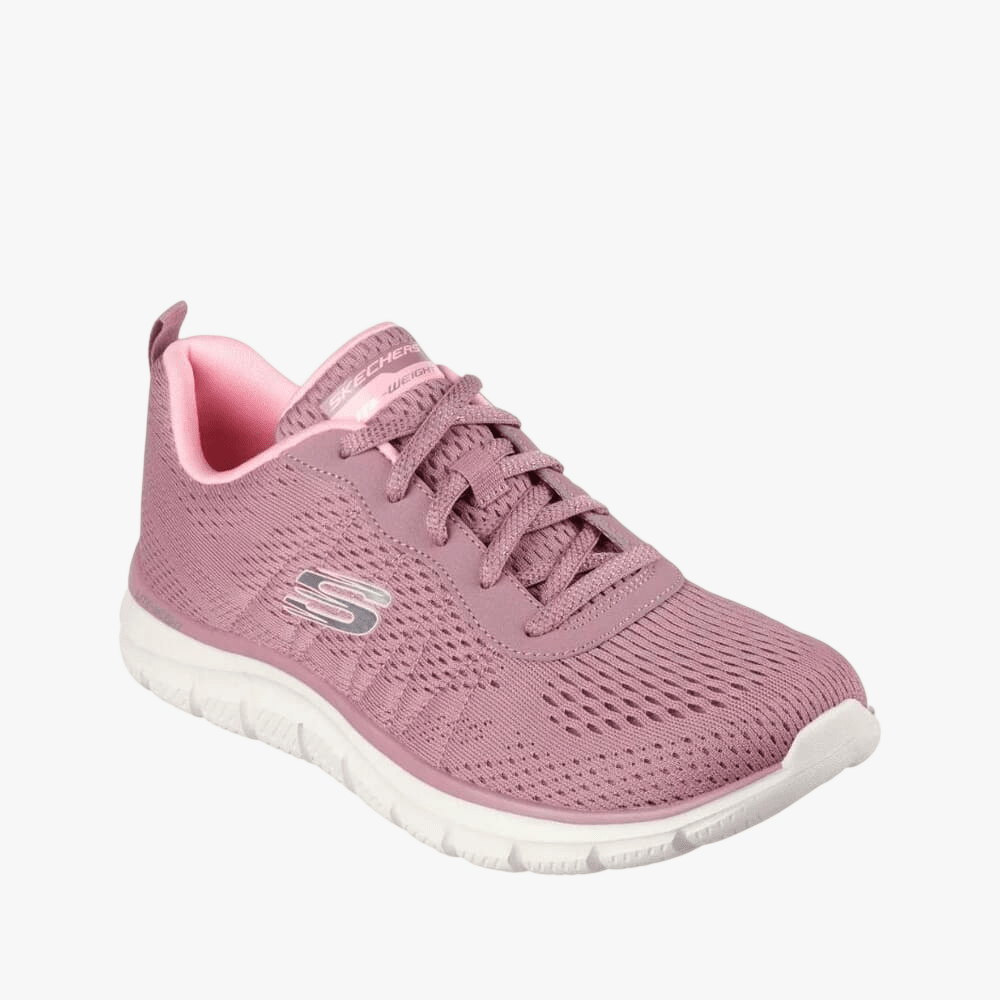 Skechers Womens Track Sneaker Dark Rose | Skechers