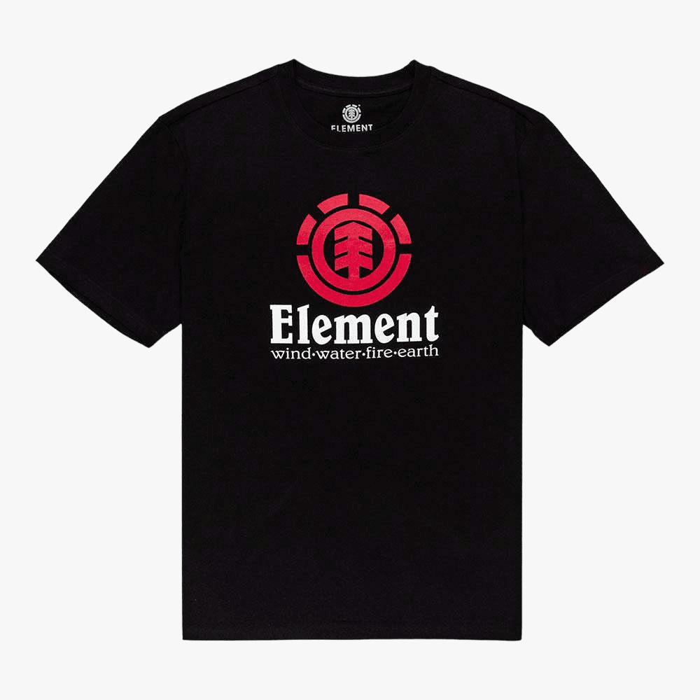 Element Mens Vertical Short Sleeve Tee Flint Black | Element