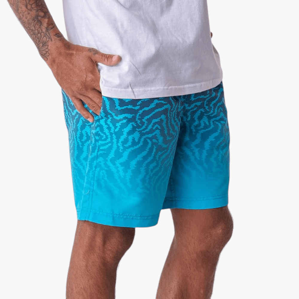 Fox Mens Nuklr Volley Shorts Aqua | Fox