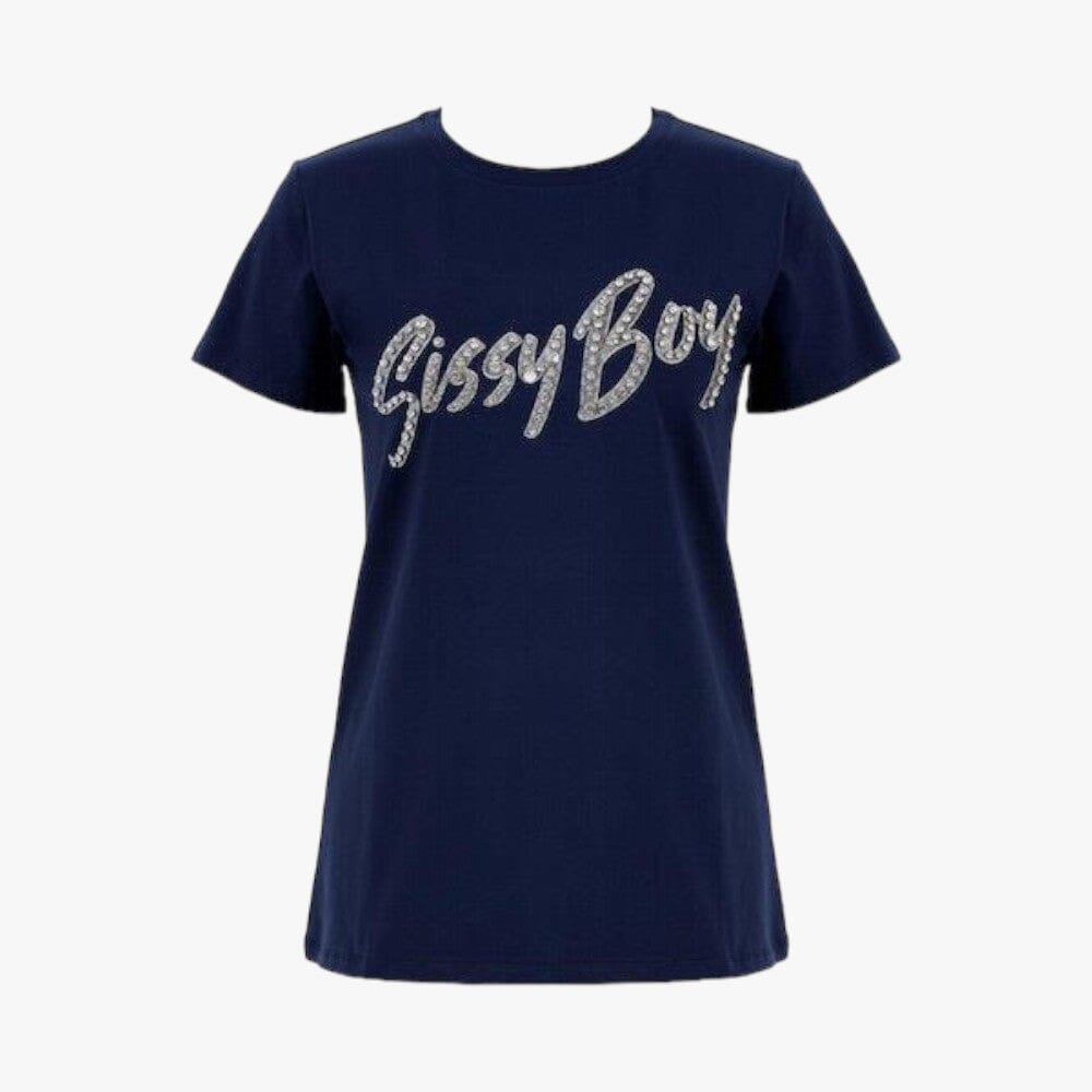 Sissy Boy Womens Regular Fit Short Sleeve Top Navy | Sissy Boy