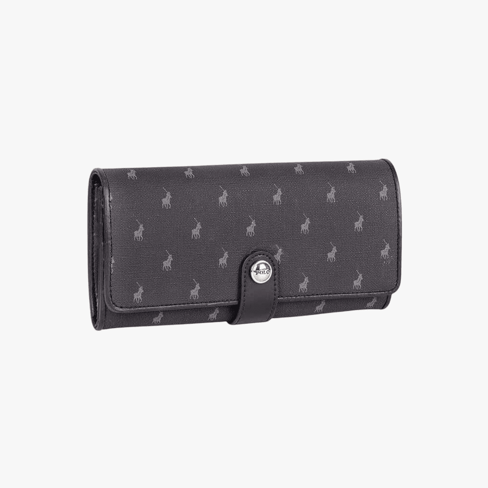 Polo New Iconic Trifold Purses Black | Polo