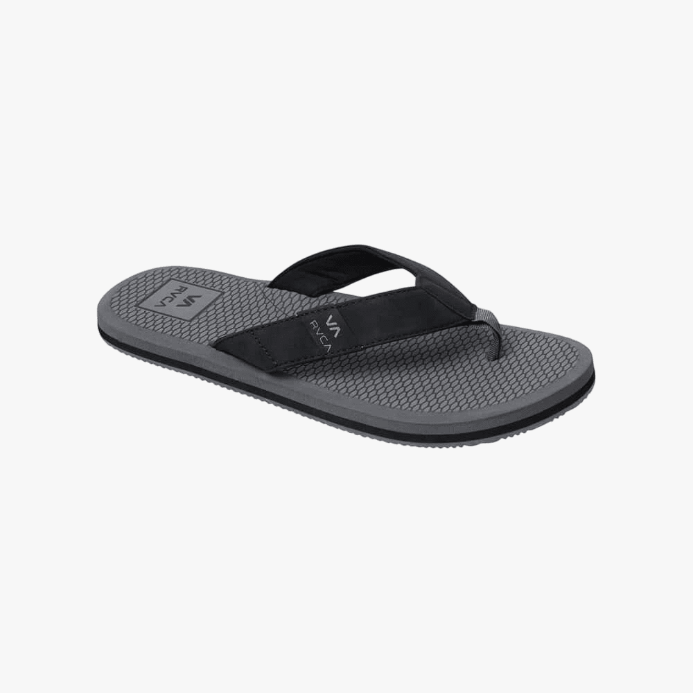 Rvca Mens Sandbar Sandal Charcoal | Rvca