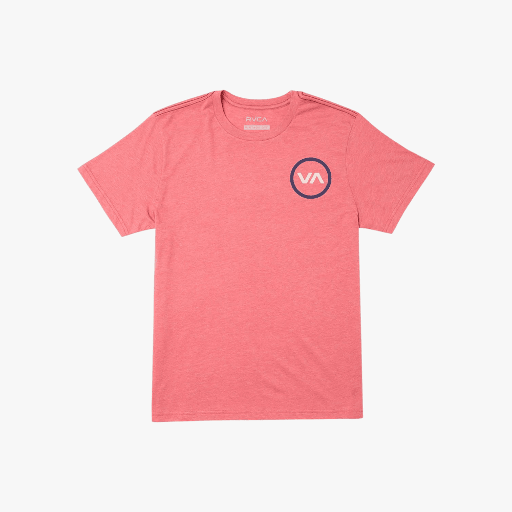 Rvca Boys Va Mod Short Sleeve Tee Dusty Pink | Rvca