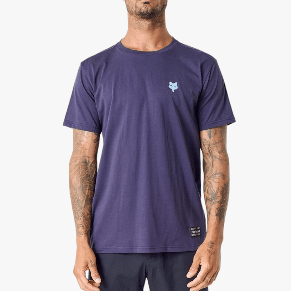 Fox Mens Axion Short Sleeve Tee Deep Cobalt | Fox