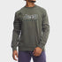 Jeep Mens Core Applique Crew Sweater Green | Jeep