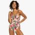 Roxy Womens Beach Classics Lace Up One Piece Swimsuit | Roxy