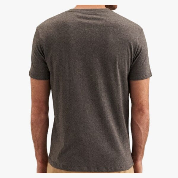 Polo Mens V-Neck Short Sleeve Tee Charcoal | Polo