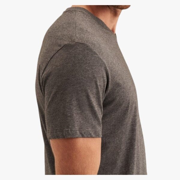 Polo Mens V-Neck Short Sleeve Tee Charcoal | Polo