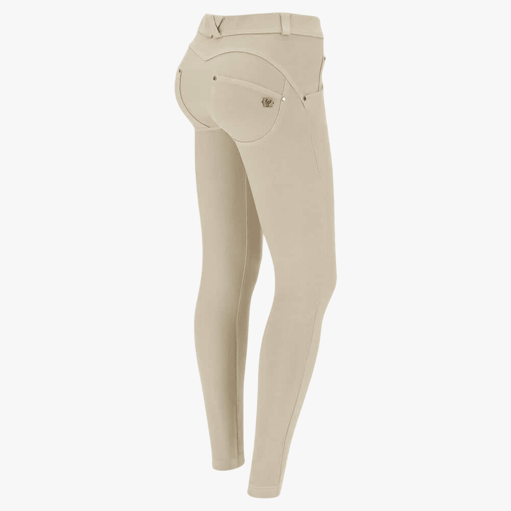 Freddy Womens Wr.Up® Skinny Push Up Cotton Pants Brown Rice | Freddy