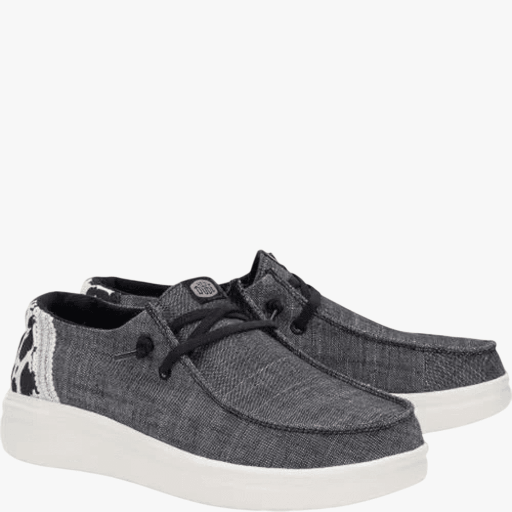 Hey Dude Womens Wendy Rise Animal Black Multi | Hey Dude