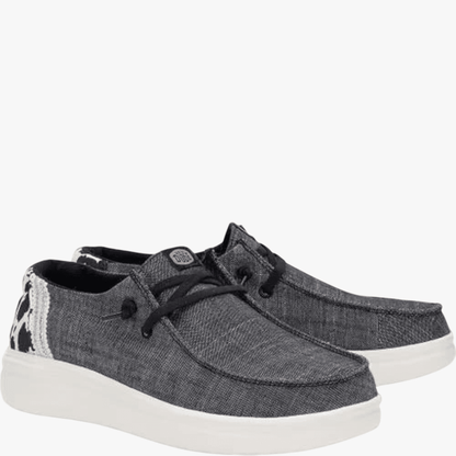 Hey Dude Womens Wendy Rise Animal Black Multi | Hey Dude
