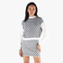 Guess Womens Aubrey 4G Sweater Cream Blue | Guess