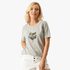 Fox Womens World Is Yours Short Sleeve Tee Heather Grey | Fox