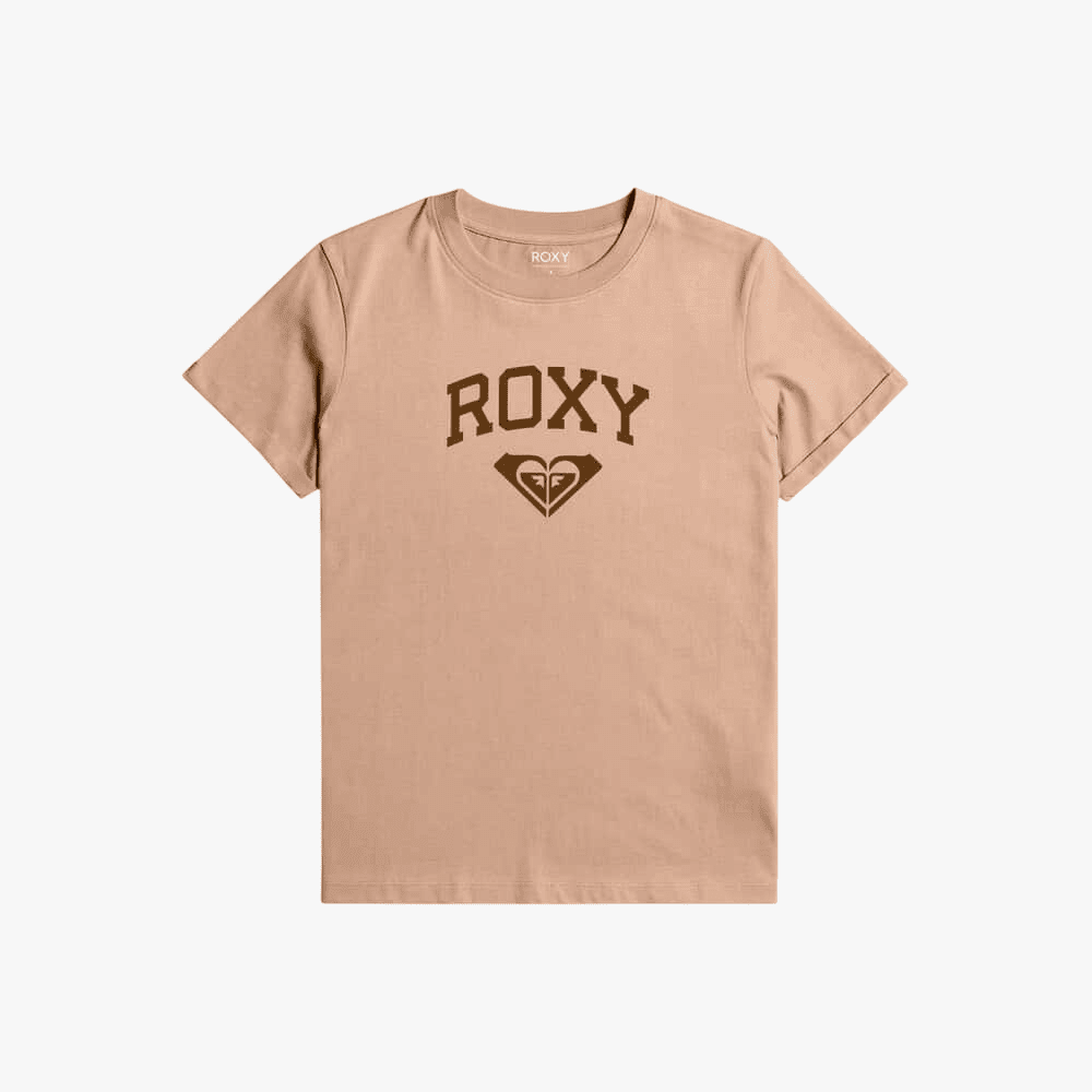 Roxy Womens Varsity Short Sleeve Tee Camel | Roxy