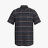 Polo Mens Bold Check Short Sleeve Shirt Navy | Polo