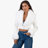 Sissy Boy Fashion Faux Fur Jacket White | Sissy Boy