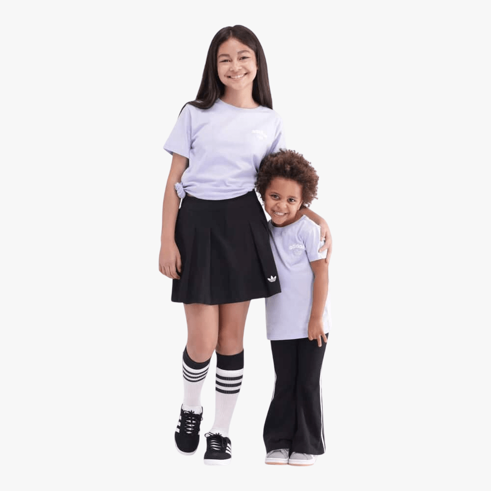 Adidas Girls Varsity Short Sleeve Tee Violet | Adidas