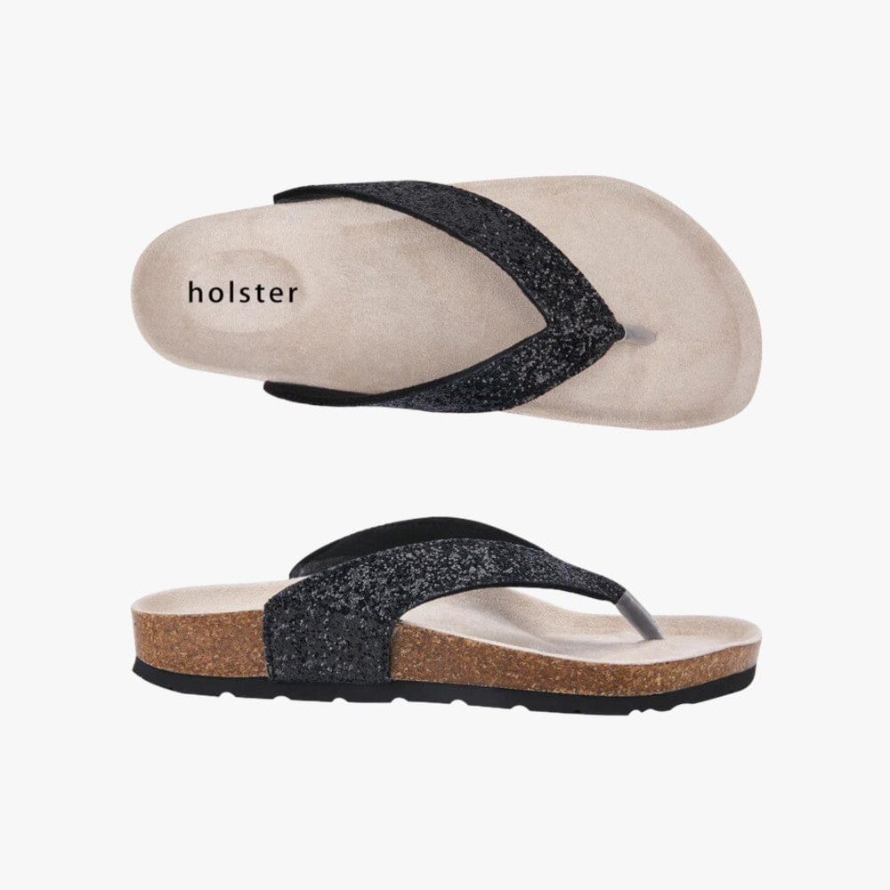 Holster Womens Ivy Sandal Black | Holster