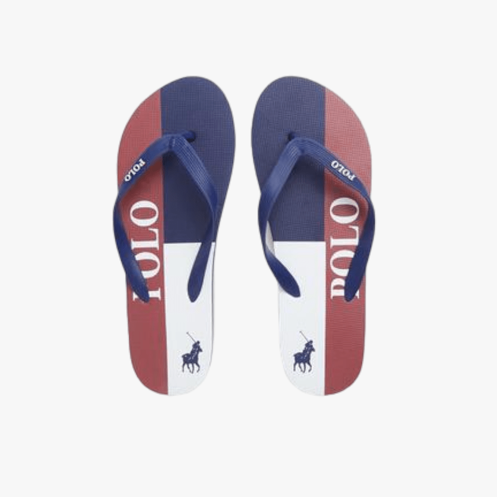 Polo Mens Ethan Multi Flip Flop Red | Polo
