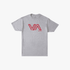 Rvca Boys Stencil Va Short Sleeve Tee Athletic Heather | Rvca