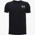 Under Armour Boys Sportstyle Left Chest Short Sleeve Tee 001 Black | Under Armour