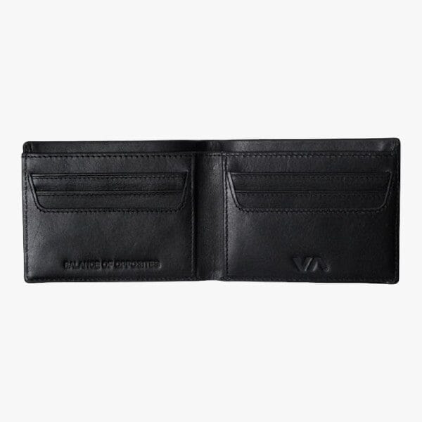 Rvca August Bifold Wallet Black | Rvca