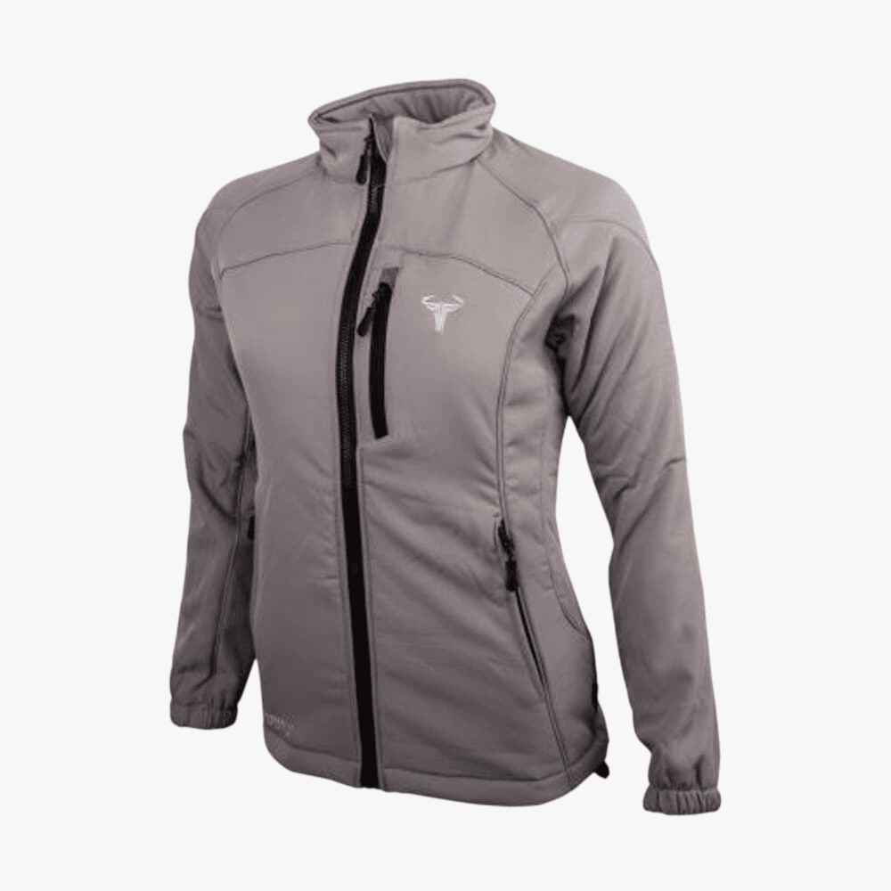 Wildebees Womens Tech Plain Teddy Bond Softshell Mist | Wildebees