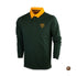 Wildebees Mens Heavy Knit Rugby Jersey Green | Wildebees